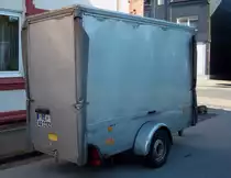 Verkaufs Marktanh�nger gesehen in Hochlar 22/09/2010