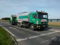 MAN-LKW am 22.September 2010 an einer Kreuzung bei Bergen/R�gen.