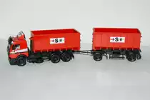 MB SK Abrollmulden-H�ngerzug ISR Herpa