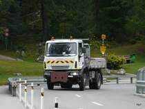 Iveco Eurocarco Kipper unterwegs in Pontresina am 16.09.2010