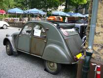 Unrestaurierter 2CV von 1957 mit toller Patina. Enten-Classic-Days an der Essener Dampfbierbrauerei.