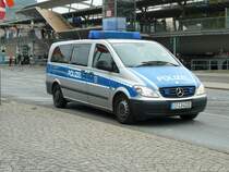 MB Vito als Einsatzfahrzeug der Polizei unterwegs in Jena, Oktober 2010