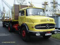 Mercedes-Benz LP 1623 am 19.9.2010, Hafentreffen 2010 in Hamburg im Hafenmuseum Schuppen 50