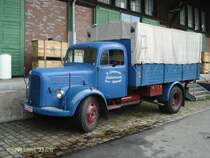 Mercedes-Benz L 3500 am 19.9.2010, Hafentreffen 2010 in Hamburg im Hafenmuseum Schuppen 50
L 3500 ab 1950 / 90 PS / ab 1954 L 311, 100 PS
