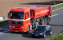 MAN Ver- und Entsorgungfirma  Bellersheim , A61 Weilerswist 06.09.2010