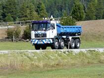 MAN Kipper unterwegs bei Celerina am 16.09.2010