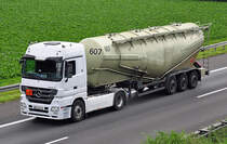 MB Actros 1844 auf der A61 bei Rheinbach 16.09.2010