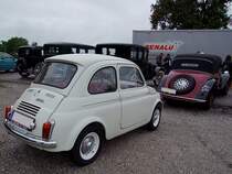 STEYR-PUCH500 gesellt sich  hinter einem STEYR-220;100926