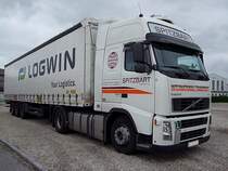 VOLVO_FH_440 der Sped. Spitzbart mit Logwin-Auflieger;100925