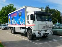 Mercedes 1635 mit Kastenaufbau in Mnsingen am 29.08.2010