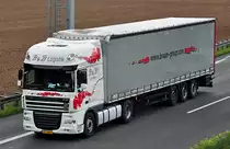 DAF XF  B & B Logistik  auf der A61 bei Weilerswist - 10.09.2010