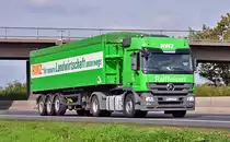 MB Actros 1844  RWZ Raiffeisen  auf der A61 bei Miel - 23.09.2010