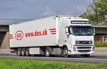 Volvo FH12 460  DOS  aus der Slowakei auf der A61 Miel - 23.09.2010