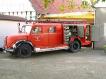 Magirus Sirius als LF 16 TS der Feuerwehr Uelzen. Fotografiert im Feuermuseum Kirchlengern-H�ver.