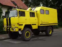 Magirus Typ 170 D als allradgetriebenes und gel�ndeg�ngiges Campingfahrzeug.
