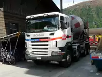 Scania Betongmischer in Samedan am 16.09.2010