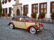 Ein IFA F8 auf dem Marktplatz in Pegau