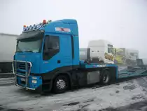 Iveco Stralis , 480er Sattelzugmaschine , auf dem Autohof Berg. 