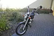 Ein Yahmaha Motorrad in Lehrte, am 10.10.10.