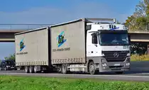 MB Actros 1841 H�ngerzug  lit , A61 Miel 23.09.2010