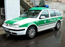 VW Golf Variant der Bundespolizei in Erfurt, Oktober 2010