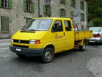 VW Transporter abgestellt in Gletsch am 17.09.2010