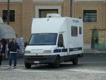 Fiat Ducato Serie II als Dienstfahrzeug der Polizei in Rom, Oktober 2010