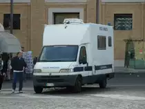 Fiat Ducato Serie II als Dienstfahrzeug der Polizei in Rom, Oktober 2010