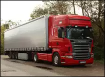 SCANIA Topline R500 in Recklinghausen. Ohne Lampenb�gel etc. mal ganz neutral ;-) (24.10.2010)