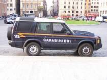 Land Rover der Carabinieri in Rom, Oktober 2010