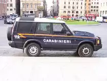 Land Rover der Carabinieri in Rom, Oktober 2010