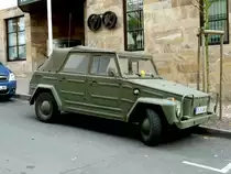 VW 181 in Natooliv, gesehen in 36088 H�nfeld im Oktober 2010