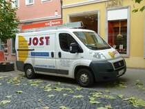 Fiat Ducato der Firma JOST steht in 36088 H�nfeld, Oktober 2010