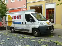 Fiat Ducato der Firma JOST steht in 36088 H�nfeld, Oktober 2010