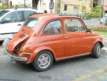 Fiat 500, gesehen in Frascati; Oktober 2010