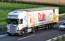 Scania R 420  Gliga Trans  auf der A61 bei Rheinbach - 20.10.2010