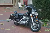 Eine warscheinliche  Harley Davidson , am 29.10.2010 Lehrte/Sedanplatz.