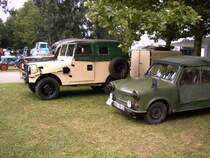 P3 und Stoffhund bei der AGRA in Markkleeberg, 02.07.2005