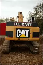 Heckansicht eines CAT 345C von KLIEMENT! (30.10.2010)