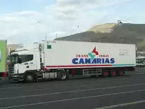 11.10.10,SCANIA am Puerto de Los Cristianos auf Teneriffa.