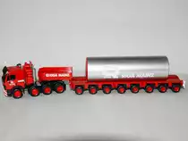 Mercedes Benz SK Tieflade-Sattelzug mit R�hre  Riga Mainz  