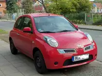 Nissan Micra in Lehrte, am 20.10.2010.