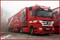 Der  neuste  (?) im Fuhrpark ist der Actros MP3 1848(?). (01.11.2010)