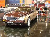 Maybach 57. Hier wurde der an sich schon ppige Maybach noch vom Tuner Brabus aus Bottrop veredelt. Essen Motorshow.
