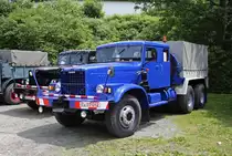 Kraz 256-Zugmaschine beim Oldtimertreffen in Steinbach am 25.06.2010.