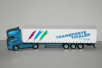 Scania 164 TL Gardinenplanen-Sattelzug  Thialer (Italien) 