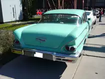 Heckansicht eines 1958´er Chevrolet Biscayne 4-door-Sedan. Weitere Beschreibung siehe Bild 42752. Oldtimertreffen Zollverein.