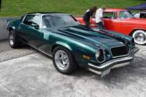 Der Chevrolet Camaro der zweiten Generation war ein hbsches Auto, bekam aber ab 1974 eine weniger schn anzusehende Front verpasst. Gesehen auf der US-Car-Show in Grefrath im August 2010.