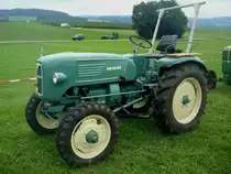 MAN Ackerschlepper aus dem Jahr 1969, 2-Zyl.Diesel mit 1800ccm und 25PS, 
Traktortreffen in St.Peter, Aug.2010