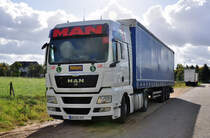 MAN TGX 18.440 in Odendorf abgestellt - 24.10.2010